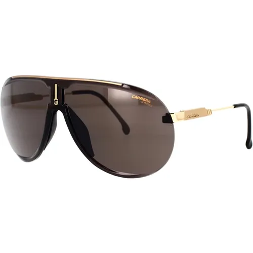 Unique Rimless Sunglasses with Mask Lens , unisex, Sizes: ONE SIZE - Carrera - Modalova
