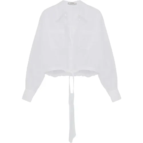 Bluse Transparent Fantasy blouse , Damen, Größe: L - dorothee schumacher - Modalova