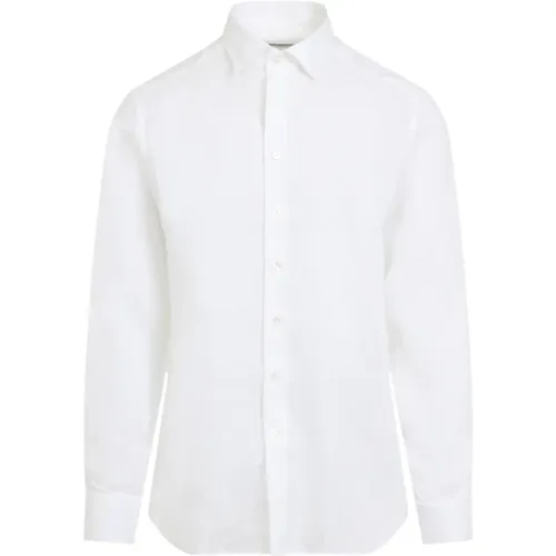 Formal Shirts, male, , Size: XL Linen Shirt with Pegaso - ETRO - Modalova