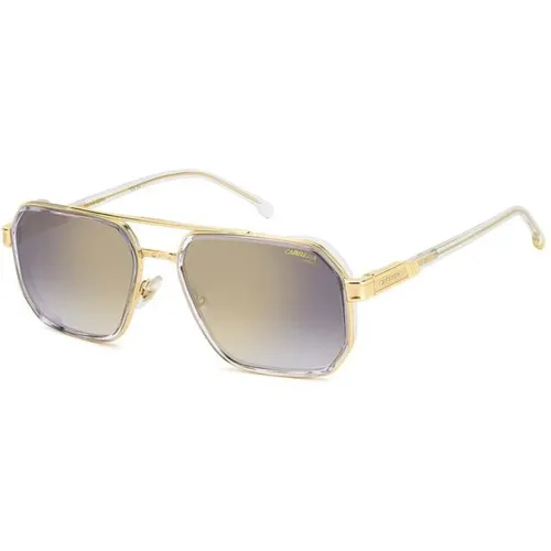 Stilvolle Sonnenbrillenkollektion,Schwarz Gold/Dunkelblau Sonnenbrille - Carrera - Modalova