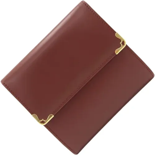 Pre-owned Leather wallets , female, Sizes: ONE SIZE - Cartier Vintage - Modalova