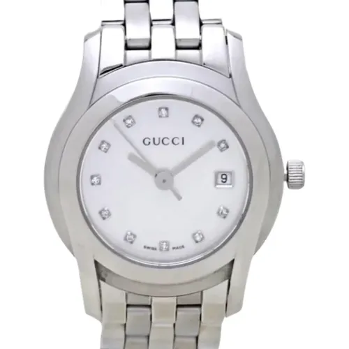 Pre-owned Watches, female, , Size: ONE SIZE Pre-owned Stainless Steel watches - Gucci Vintage - Modalova