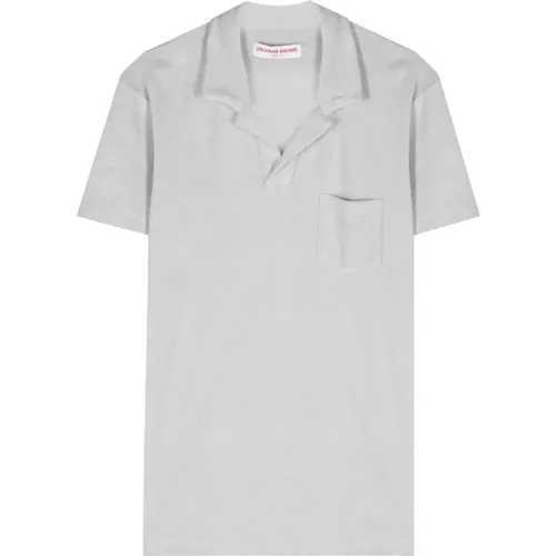Cotton Towelling Polo Shirt , male, Sizes: L, XL, M, 2XL - Orlebar Brown - Modalova