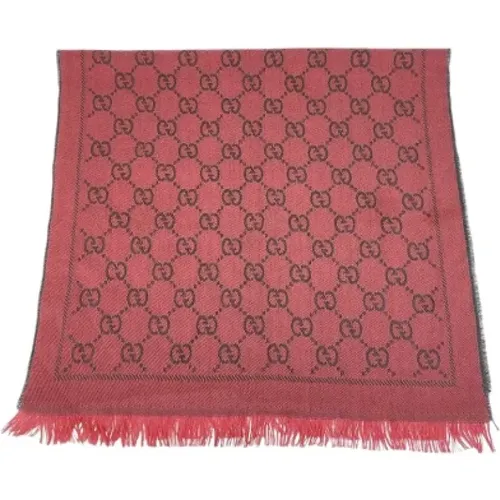 Pre-owned Scarves, female, , Size: ONE SIZE Pre-owned Canvas scarves - Gucci Vintage - Modalova