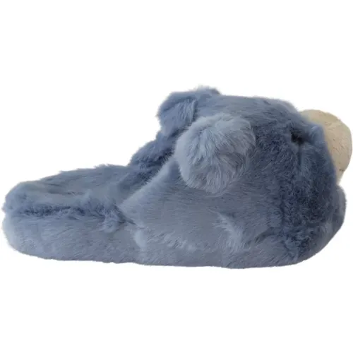 Blaue Teddy Bear Loafers Schuhe , Herren, Größe: 43 EU - Dolce & Gabbana - Modalova