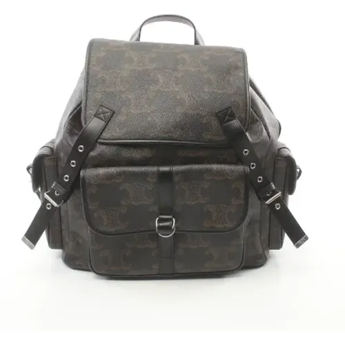 Pre-owned Backpacks, male, , Size: ONE SIZE Pre-owned Canvas backpacks - Celine Vintage - Modalova