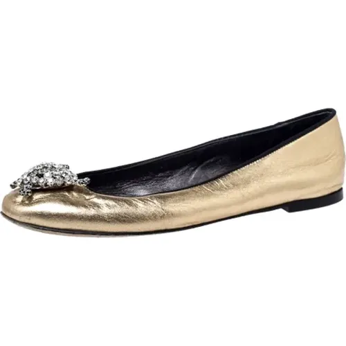 Pre-owned Leather flats , female, Sizes: 5 UK - Giuseppe Zanotti Pre-owned - Modalova