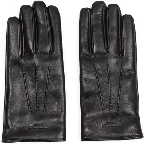 Nero Handschuhe für Stilvolle Hände , Herren, Größe: XL - Giorgio Armani - Modalova