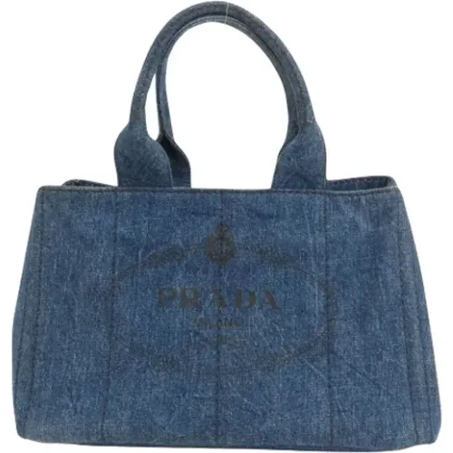 Pre-owned Tote Bags, female, , Size: ONE SIZE Pre-owned Fabric totes - Prada Vintage - Modalova