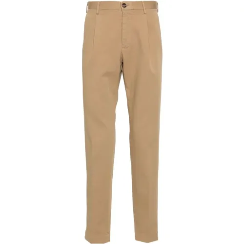 Beige Stretch Baumwollhose Incotex - Incotex - Modalova