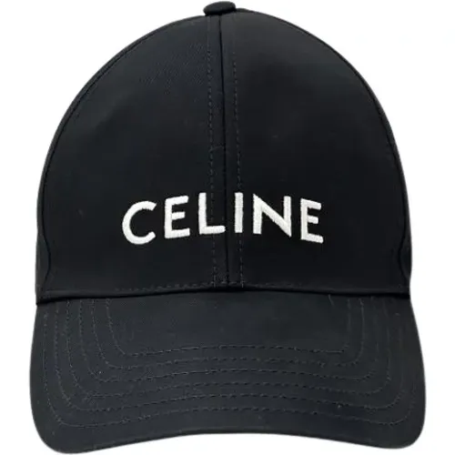 Pre-owned Accessories, unisex, , Size: ONE SIZE Pre-owned Cotton Hat - Celine Vintage - Modalova