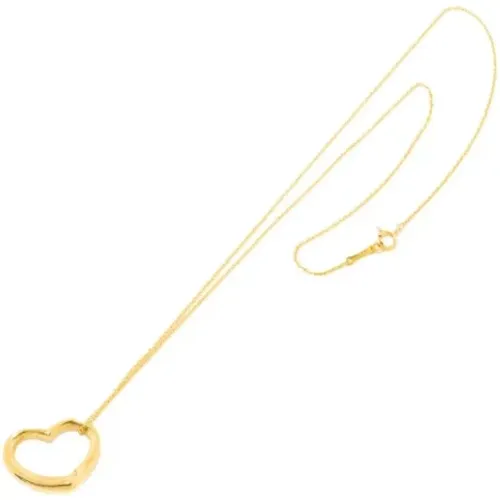 Pre-owned Jewellery, female, , Size: ONE SIZE Pre-owned Gold necklaces - Tiffany & Co. Pre-owned - Modalova