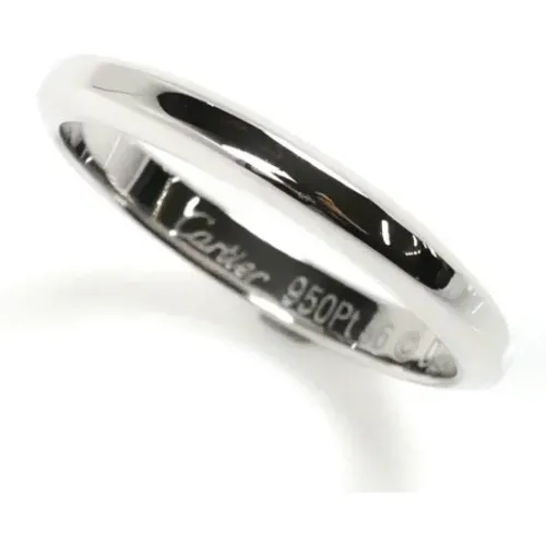 Pre-owned Jewellery, female, , Size: ONE SIZE Pre-owned Platinum rings - Cartier Vintage - Modalova