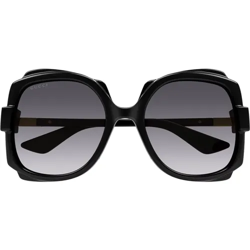 Gg1431S 001 Sonnenbrille , unisex, Größe: 57 MM - Gucci - Modalova