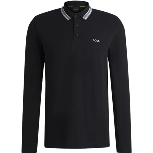 Polo Shirts, male, , Size: XL Long Sleeve Polo Shirt - Hugo Boss - Modalova