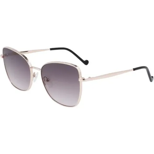 Gold Frame Sunglasses , unisex, Sizes: 55 MM - Liu Jo - Modalova