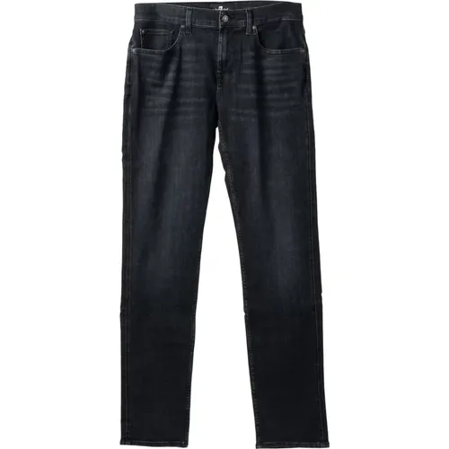 Slimmy Fit Jeans , Herren, Größe: 5XL - 7 For All Mankind - Modalova