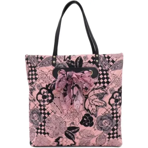 Pre-owned Tote Bags, female, , Size: ONE SIZE Pre-owned Cotton totes - Chanel Vintage - Modalova