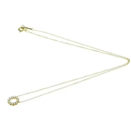 Pre-owned Jewellery, female, , Size: ONE SIZE Pre-owned Rose Gold necklaces - Tiffany & Co. Pre-owned - Modalova