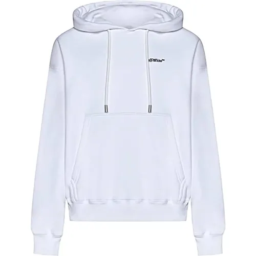 Off , Hoodies, male, , Size: S Stylish Sweatshirt for Men - Off White - Modalova