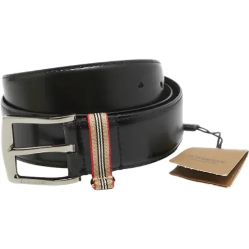 Pre-owned Belts, male, , Size: ONE SIZE Pre-owned Leather belts - Burberry Vintage - Modalova