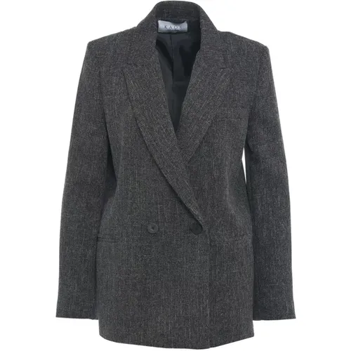 Schwarzer Blazer Aw24 Damenbekleidung , Damen, Größe: 2XS - KAOS - Modalova