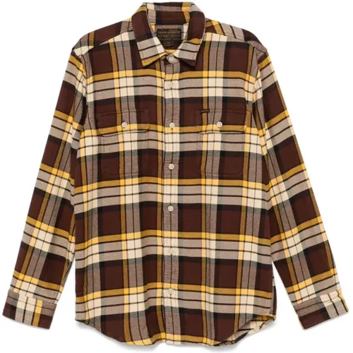 Casual Shirts, male, , Size: S Plaid Flannel Shirt Chocolate Banana - Filson - Modalova