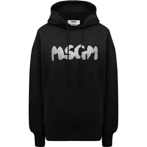 Schwarzer Sweatshirt 99 Msgm - Msgm - Modalova