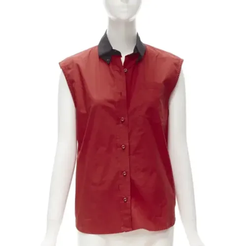 Pre-owned Cotton tops , female, Sizes: S - Prada Vintage - Modalova