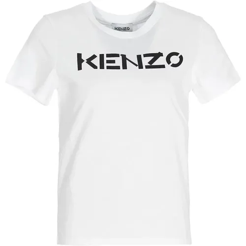 Classic Logo T-Shirt, , 100% Cotton , female, Sizes: XS - Kenzo - Modalova