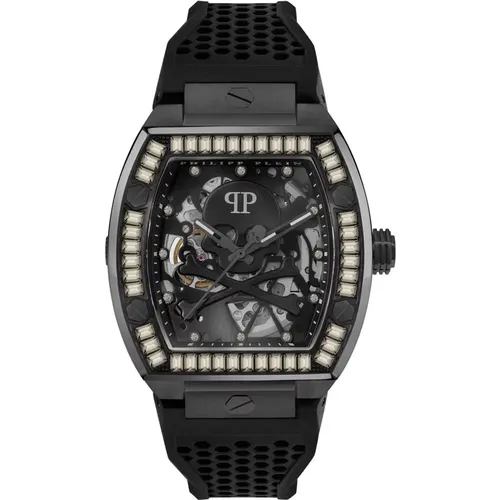 Automatic Men's Watch The $keleton Crystal , male, Sizes: ONE SIZE - Philipp Plein - Modalova