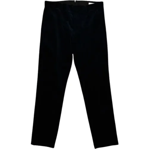 Navy Theo Corduroy Pants , male, Sizes: W33 L32 - Nn07 - Modalova