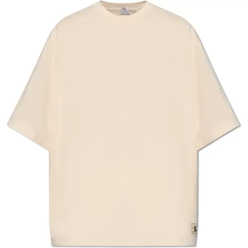 T-shirt in cotton , male, Sizes: S - Burberry - Modalova