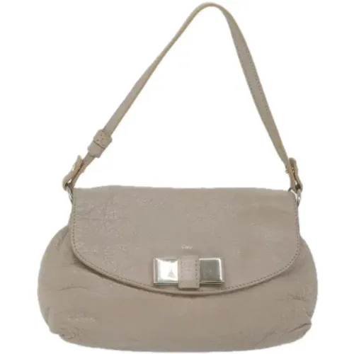 Pre-owned Cross Body Bags, female, , Size: ONE SIZE Pre-owned Leather shoulder-bags - Chloé Pre-owned - Modalova