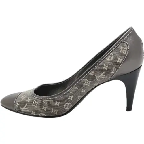 Pre-owned Canvas heels , female, Sizes: 4 1/2 UK - Louis Vuitton Vintage - Modalova