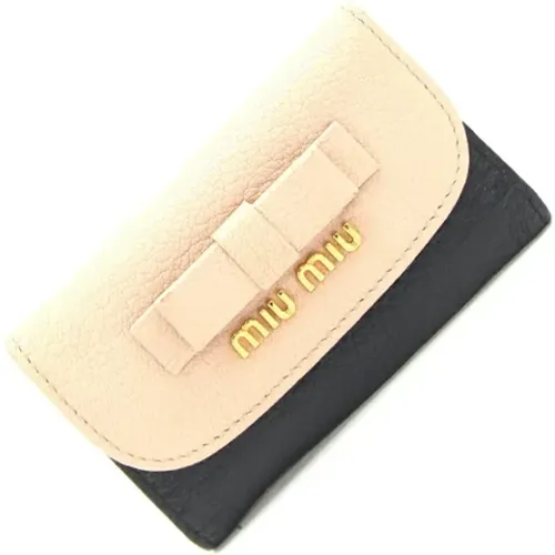 Pre-owned Accessories, female, , Size: ONE SIZE Pre-owned Leather home-office - Miu Miu Pre-owned - Modalova