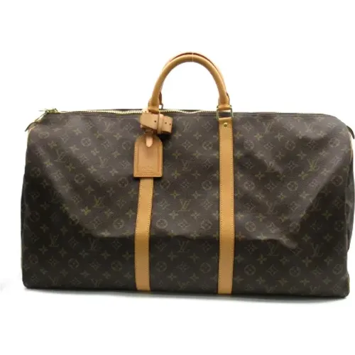 Pre-owned Weekend Bags, female, , Size: ONE SIZE Pre-owned Canvas louis-vuitton-bags - Louis Vuitton Vintage - Modalova