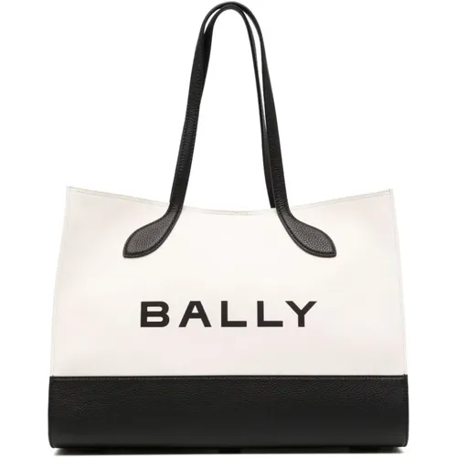 Logo-Print Tote Bag , female, Sizes: ONE SIZE - Bally - Modalova