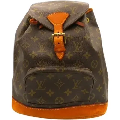 Pre-owned Backpacks, female, , Size: ONE SIZE Pre-owned Canvas backpacks - Louis Vuitton Vintage - Modalova