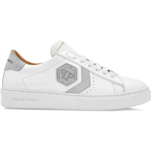 Sneakers, male, , Size: 9 US Hexagon Low-Top Sneakers - Philipp Plein - Modalova