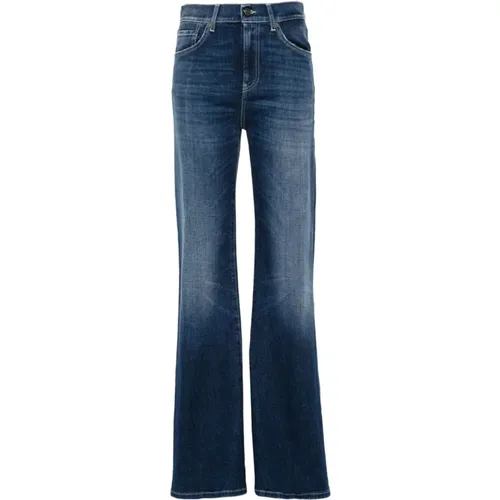 Stretch Denim Wide Leg Jeans , female, Sizes: W31, W30, W32, W28, W24, W29 - Dondup - Modalova