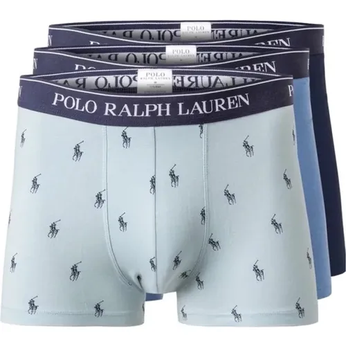 Grün Blau Marine Boxershorts , Herren, Größe: L - Polo Ralph Lauren - Modalova