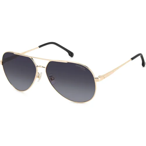 Gold Black/Grey Shaded Sunglasses , female, Sizes: 63 MM - Carrera - Modalova