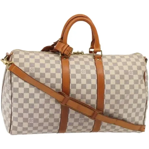 Pre-owned Weekend Bags, female, , Size: ONE SIZE Pre-owned Canvas louis-vuitton-bags - Louis Vuitton Vintage - Modalova