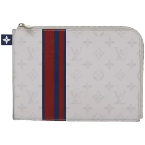 Pre-owned Canvas clutches , female, Sizes: ONE SIZE - Louis Vuitton Vintage - Modalova