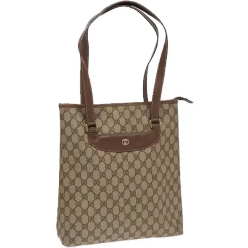 Pre-owned Tote Bags, female, , Size: ONE SIZE Pre-owned Leather totes - Gucci Vintage - Modalova