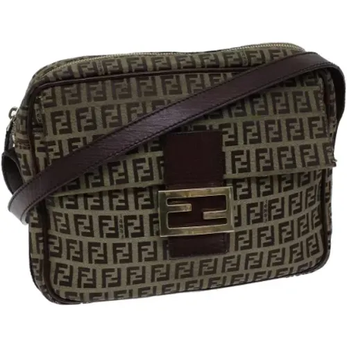 Pre-owned Cross Body Bags, female, , Size: ONE SIZE Pre-owned Canvas fendi-bags - Fendi Vintage - Modalova