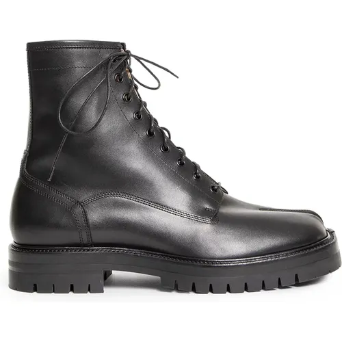 Schwarze Combat High-Top Sneakers - Maison Margiela - Modalova