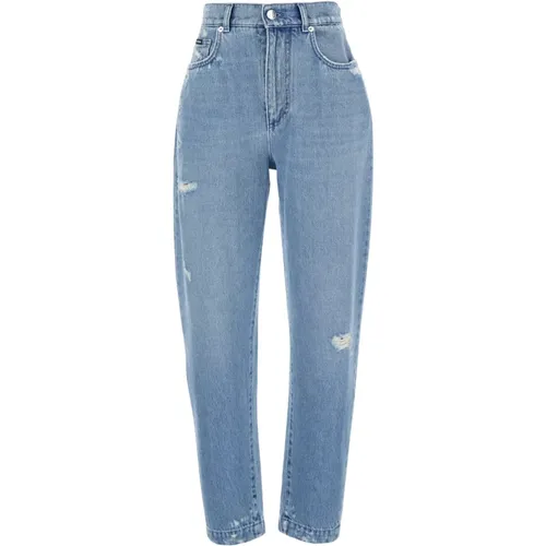 Carrot Leg Jeans , Damen, Größe: 2XS - Dolce & Gabbana - Modalova