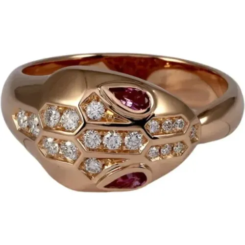 Pre-owned Rose Gold rings , female, Sizes: ONE SIZE - Bvlgari Vintage - Modalova